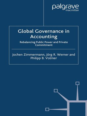 cover image of Global Governance in Accounting